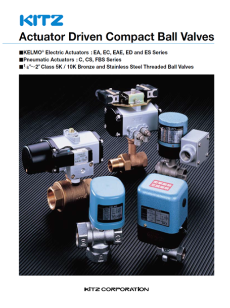 KITZ Actuator Driven Compact Ball Valves Catalog
